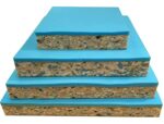 FoamTouch High Density Ultra Firm Recon Foam With High Density Bonded Blue Square Upholstery Foam For Seat Cushion Bar Seats Layer Pads 2.5 Inch Thick Cut To Size - Image 3