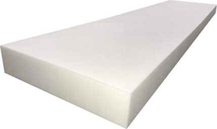 FoamTouch Comfort Foam Upholstery Cushion High Density Standard, Seat Replacement, Sheet, Padding, 3" L x 24" W x 72" H