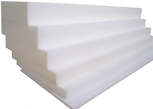 High-Density-Firm-Upholstery-Foam-Cut-to-Any-Size-Cushions-seat-pad-Seating-Dinning-Seat-Stool-Chair-Firm-Foam-B07DWHH47R.jpg FoamTouch High Density Firm Upholstery Foam Cut to Any Size - Cushions, seat pad, Seating, Dinning, Seat, Stool, Chair, Firm Foam (18"x18"x6") - Image 1