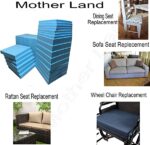 FoamTouch High Density Upholstery Blue Firm Foam Sheet Cushion chair pad outdoor seating window foam Replacement Easy to Cut for Seats/Sofas/Dog Beds/Mattress - Image 4