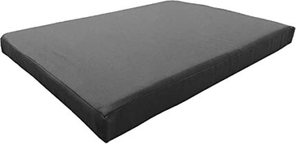 FoamTouch Memory Foam Dog Bed Pressure-Relief Orthopedic Waterproof Case Washable Durable Denim Cover and Bonus 2nd External Cover