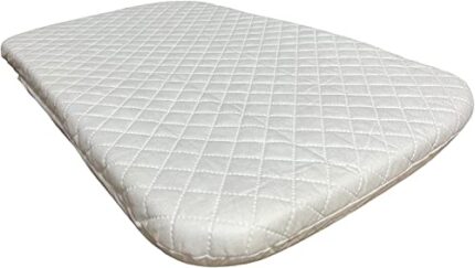 FoamTouch Next2Me Standard Mattress Polyurethane Foam, 83 x 50 x 4 cm Luxury Quilted Microfibre Hypoallergenic Washable MaterialTo Fit Chicco Next To Me Crib