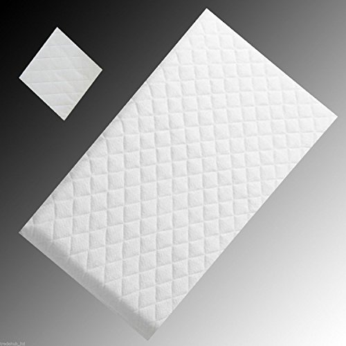 Quilted-Anti-Allergenic-Breathable-Foam-Cotbed-Mattress-Size-70cm-x-140cm-4-Depth-B06XVN3KN3.jpg FoamTouch Quilted Anti-Allergenic Breathable Foam Cotbed Mattress. Size: 70cm x 140cm, 4" Depth - Image 1