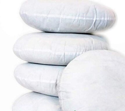 FoamTouch Round Floor Cushion Filler Pad 100% Foam Filling Inner Pad Round Foam Crumb Cushion Pillows Pads Inserts Fillers Inner Shredded Foam by Comfort Foam Collection (24" Round)