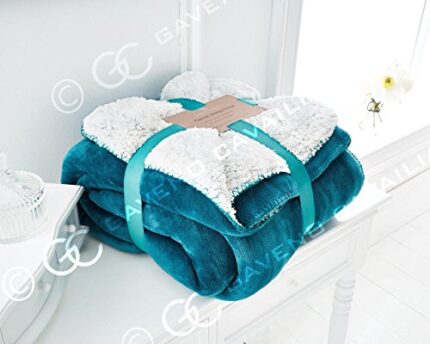 FoamTouch Sherpa Throws Fleece Flannel Blanket Large Soft Warm & Luxury