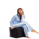 FoamTouch Comfort Foam COLLECTION Beautiful Bean Bags Chair Adults Kids Soft Luxury Footstool Lightweight Double Sided For Indoor Outdoor Living Room Home Or Garden Water And Weather Resistant