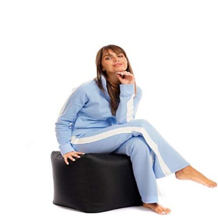 FoamTouch Comfort Foam COLLECTION Beautiful Bean Bags Chair Adults Kids Soft Luxury Footstool Lightweight Double Sided For Indoor Outdoor Living Room Home Or Garden Water And Weather Resistant