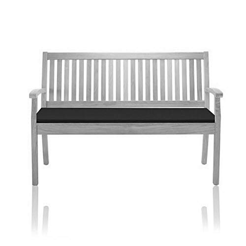TOP-STYLE-COLLECTION-Garden-Bench-Cushion-Pad-Outdoor-Summer-Patio-Furniture-3-People-Seat-Long-55-X-16-X-3-BLACK-B08WWZ8H3X.jpg FoamTouch Comfort Foam COLLECTION Garden Bench Cushion Pad Outdoor Summer Patio Furniture 3 People Seat Long 55'' X 16' 'X 3" (BLACK COVER) 100% Polyester And The Bench Pad Cushion Itself Is Filled With Foam - Image 1