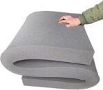 FoamTouch Comfort Foam COLLECTION HIGH DENSITY MEDIUM FIRM UPHOLSTERY GREY FOAM FOR SOFAS | SOFA PADS | CHAIRS | WINDOW SEATS | DOG BED | CAMPERVAN | CORNER SOFA | SOFA BED (Med-Firm-Foam 3" Thick, 30" x 30")