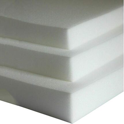 FoamTouch Comfort Foam COLLECTION High-Density Foam Cushions Seat Pads Chair Firm Foam | Upholstery White Foam | Size_18" X18 X4
