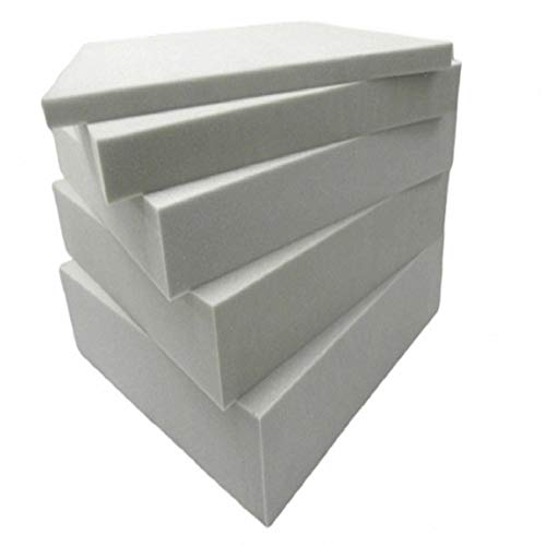 TOP-STYLE-COLLECTION-Upholstery-Foam-Sheet-Cut-to-Any-Size-for-Multi-Purpose-Replacing-Worn-Dining-Comfortable-Chairs-Se-B08XMNH43L.jpg FoamTouch COLLECTION Upholstery Foam Sheet Cut to Any Size for Multi-Purpose Replacing Worn Dining Comfortable Chairs Seats Pads Ottomans Footstool Wheelchair Cushions Pillows (28"x30"x3") - Image 1