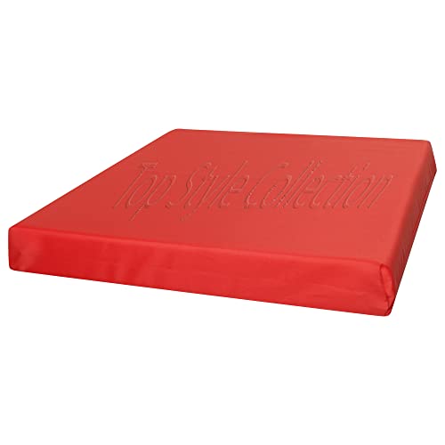 TOP-STYLE-COLLECTION-Waterproof-Chair-Cushions-Seat-Pads-Cushion-Pad-Indoors-Outdoors-Water-Resistant-Material-Kitchen-D-B09PYZ3PZP.jpg FoamTouch Waterproof Chair Cushions Seat Pads Cushion Pad Indoors Outdoors Water Resistant Material Kitchen Dining Living Room Patio Garden (18??? x 18??? x 2??? , Red) - Image 1