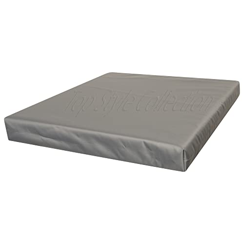 TOP-STYLE-COLLECTION-Waterproof-Chair-Cushions-Seat-Pads-Cushion-Pad-Indoors-Outdoors-Water-Resistant-Material-Kitchen-D-B09Q23NCS9.jpg FoamTouch Waterproof Chair Cushions Seat Pads Cushion Pad Indoors Outdoors Water Resistant Material Kitchen Dining Living Room Patio Garden (18??? x 18??? x 3??? , Grey) - Image 1