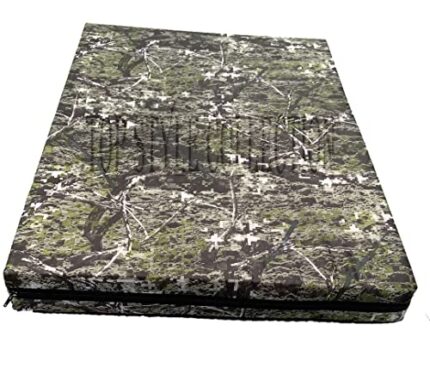 FoamTouch  Waterproof Chair Cushions Seat Pads Cushion Pad Indoors Outdoors Water Resistant Material Kitchen Dining Living Room Patio Garden (20??? x 20??? x 3??? , Tree Leaf Camouflage)