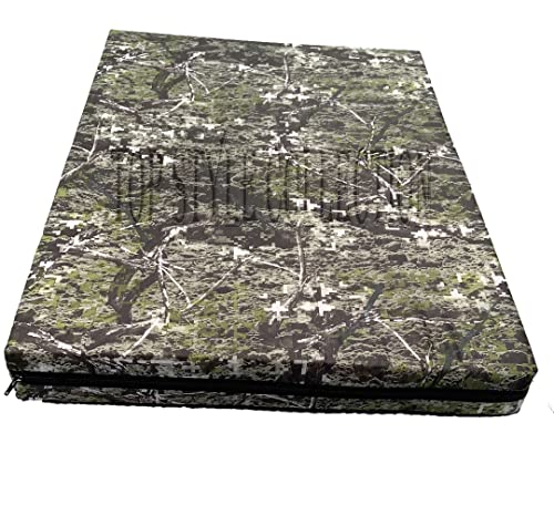 TOP-STYLE-COLLECTION-Waterproof-Chair-Cushions-Seat-Pads-Cushion-Pad-Indoors-Outdoors-Water-Resistant-Material-Kitchen-D-B09QJSRCTL.jpg FoamTouch Waterproof Chair Cushions Seat Pads Cushion Pad Indoors Outdoors Water Resistant Material Kitchen Dining Living Room Patio Garden (20??? x 20??? x 4??? , Tree Leaf Camouflage) - Image 1