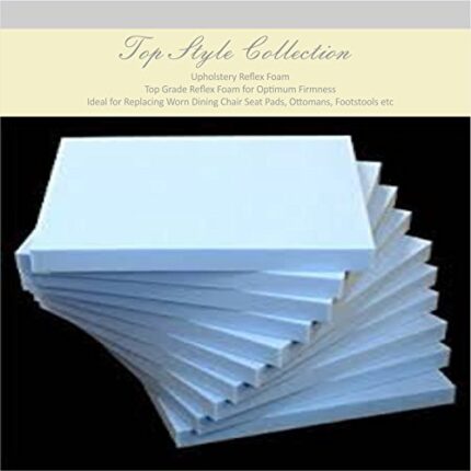 FoamTouch High Density Replacement Foam for Caravan, Bedding, Sofa, Stool, Chairs seats Cut to Any Size 95" x 20.5" x 4"