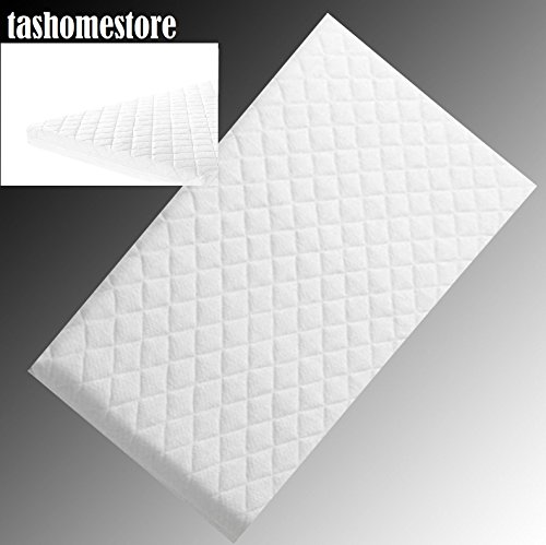 Travel-Cot-Mattress-120x60cm-Size-and-10cm-Thick-So-More-Comfy-for-Mother-Care-and-Mama-Papa-Sizes-B075MRGJ1F.jpg FoamTouch FoamTouch Travel Cot Mattress 120x60cm Size and 10cm Thick So More Comfy for Mother Care and Mama & Papa Sizes - Image 1