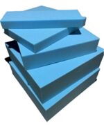 Upholstery Blue Foam Indoor/Outdoor Sofa Seat Replacement DIY Cushion Dining Chair Seat Pads Oval/Round | Round Corners | D-Shape | Tapered (13" x 13" x 1", Blue Square) - Image 3