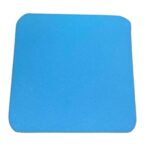Upholstery Blue Foam Indoor/Outdoor Sofa Seat Replacement DIY Cushion Dining Chair Seat Pads Oval/Round | Round Corners | D-Shape | Tapered (15" x 15" x 1", Blue Round Corner)
