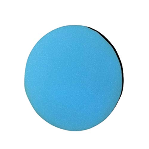 Upholstery-Blue-Foam-for-Chair-Seat-Pads-Cushions-IndoorOutdoor-Sofa-Seat-Replacement-DIY-Cushion-OvalRounded-Corners-B08ZYM9JGX.jpg Upholstery Blue Foam for Chair Seat Pads Cushions Indoor/Outdoor Sofa Seat Replacement DIY Cushion Oval/Rounded Corners D Shape Tapered Dining Chair Seat Pads (Blue Oval / Round, 14" X 15" X 3") - Image 1