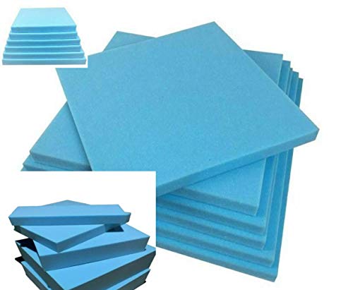 Upholstery-Cushions-Foam-HIGH-Density-Sofa-Chair-Bench-SEAT-HEADBOARD-Campervan-14X14X3-B07JGSRHT6.jpg Upholstery Cushions Foam HIGH Density Sofa Chair Bench SEAT HEADBOARD Campervan (14"X14"X3") - Image 1