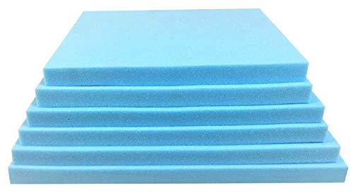 Upholstery-Cushions-Foam-HIGH-Density-Sofa-Chair-Bench-SEAT-HEADBOARD-Top-Grade-High-Density-Blue-Firm-Upholstery-Foam-C-B07JGJWVDH.jpg Upholstery Cushions Foam HIGH Density Sofa Chair Bench SEAT HEADBOARD Top Grade High Density Blue Firm Upholstery Foam Cushions | Home Dining Stool - Image 1