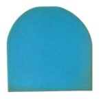 Upholstery White & Blue Foam for Chair Seat Pads Cushions Indoor/Outdoor Sofa Seat Replacement DIY Cushion Oval/Round Corners D Shape Tapered Dining Chair Seat Pads
