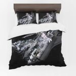 FoamTouch 3PCs Galaxy Duvet Cover Set, 3D Digital Print, Sky Stars Universe Moon Astronaut, Comfortable, Soft Microfibre for Kids Teen Adults Bedding Set - Image 20