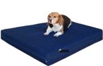 FoamTouch Memory Foam Dog Bed Pressure-Relief Orthopedic Waterproof Case Washable Durable Denim Cover and Bonus 2nd External Cover - Image 5